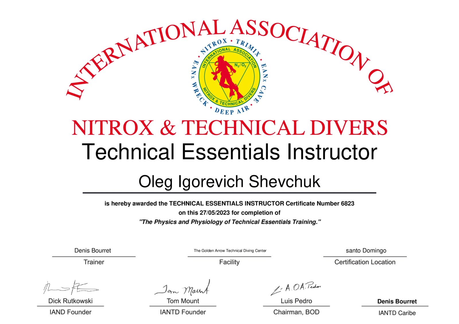 Technical Essential Instructor