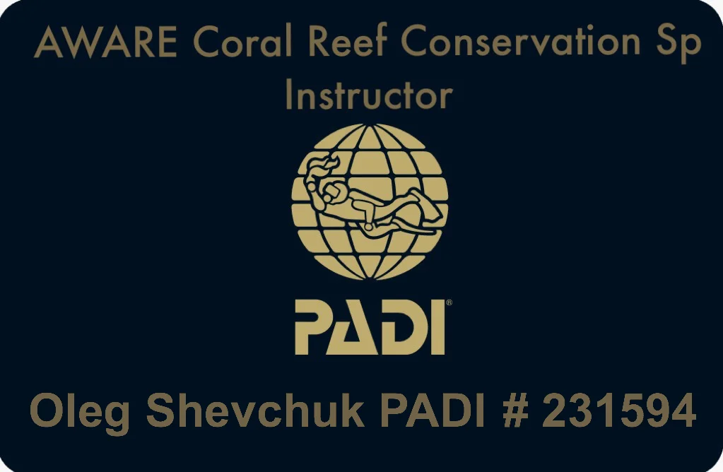 AWARE Coral Reef Conservation Specialty Instructor