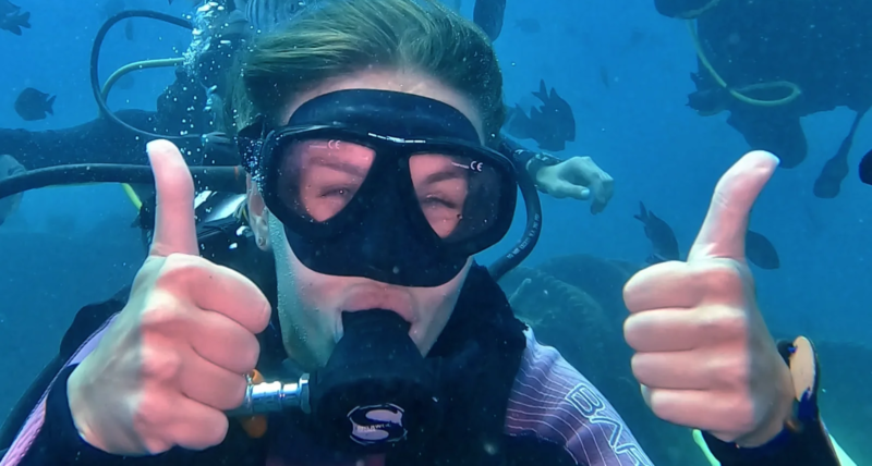 Scuba diving is self-expression and freedom
