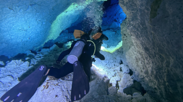 Cavern diving in Dominican Republic